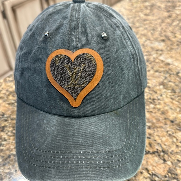 Louis Vuitton Accessories - Custom Made to 100% Cotton Ball Cap❤️Heart❤️
